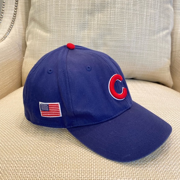 Chicago Cubs MLB New Era Adult Blue With Red C Baseball Hat - Picture 7 of 12
